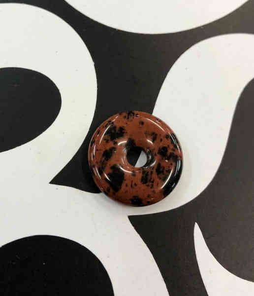 Donut Obsidiana Caoba 2 cm